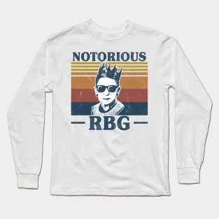 Retro Notorious RBG Long Sleeve T-Shirt